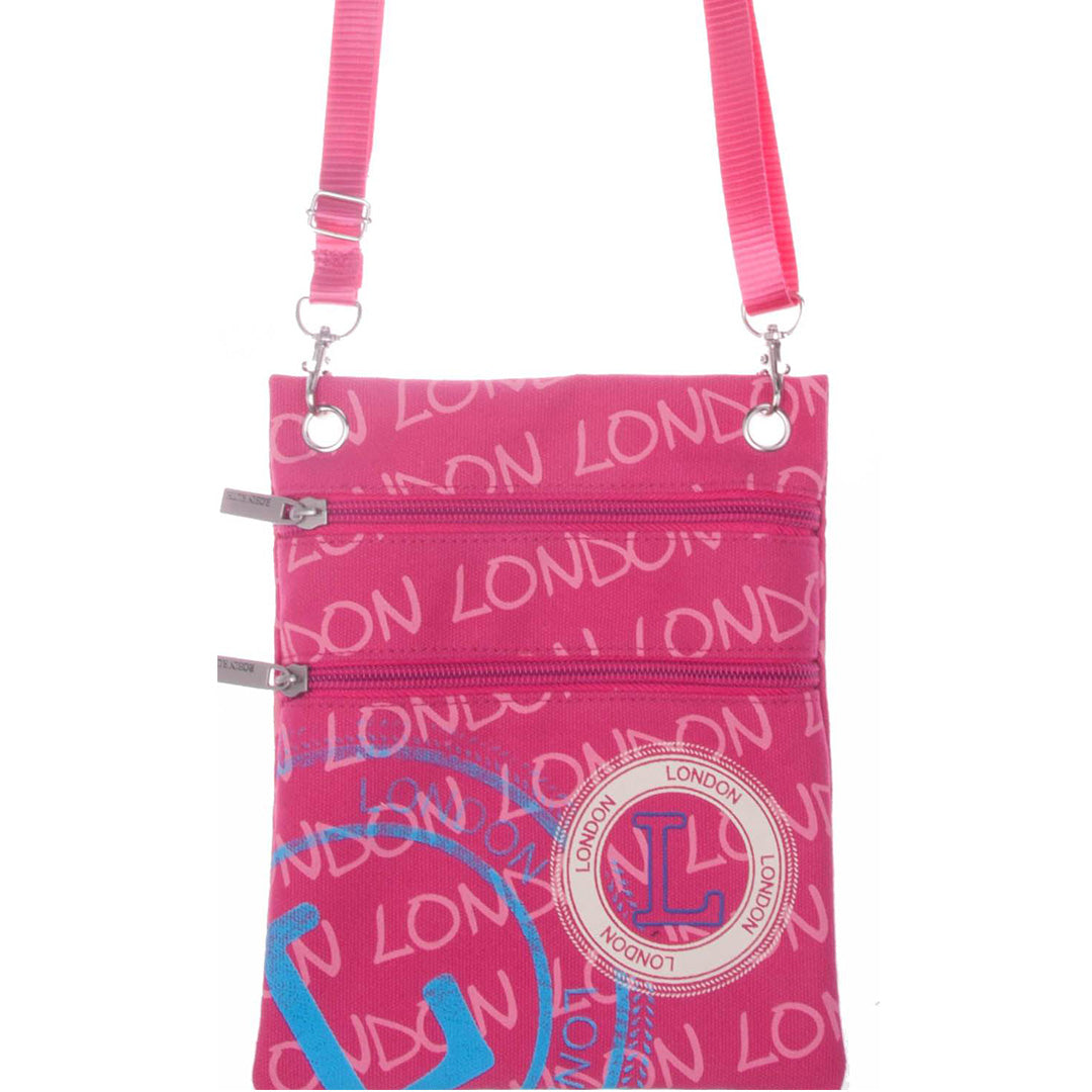 PINK LONDON NECK POUCH ORIGINAL BY ROBIN RUTH