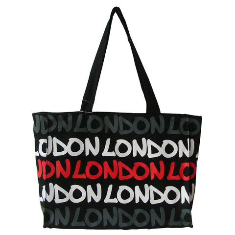 Backpack City of London Original Robin Ruth Brand  Medium Black Red