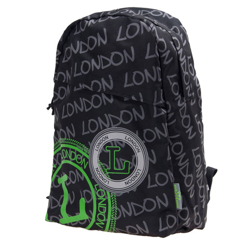 Original Robin Ruth brand Backpack L for London Stamp Grey Green