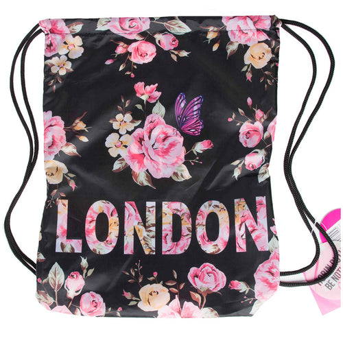 Robin Ruth Sport's Bag Flower London Black Rose