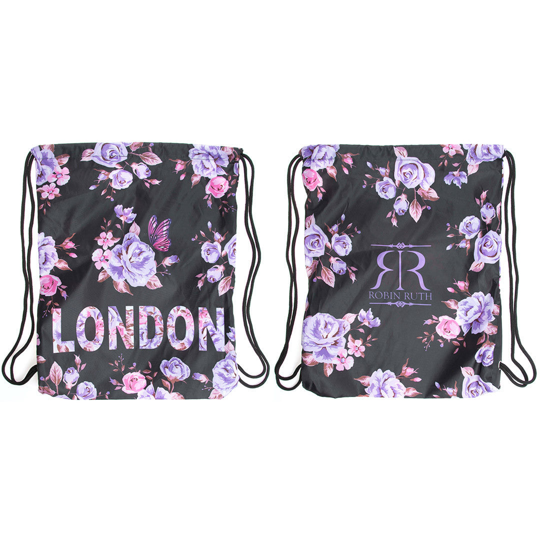 Robin Ruth Sports Bag flower London Black Purple