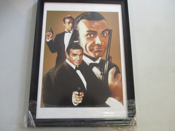  HWC Trading Sean Connery James Bond 16 x 12 inch (A3) Printed  Gifts Signed Autograph Picture for Movie Memorabilia Fans - 16 x 12  Framed : Home & Kitchen