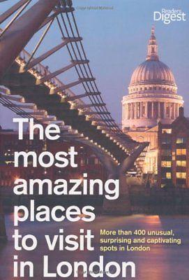 BOOK HARDCOVER-THE MOST AMAZING PLACES TO VISIT IN LONDON