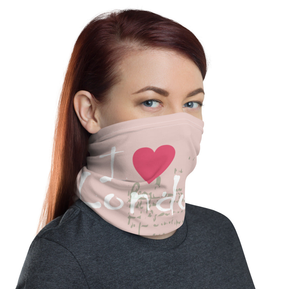 I LOVE LONDON Neck Gaiter