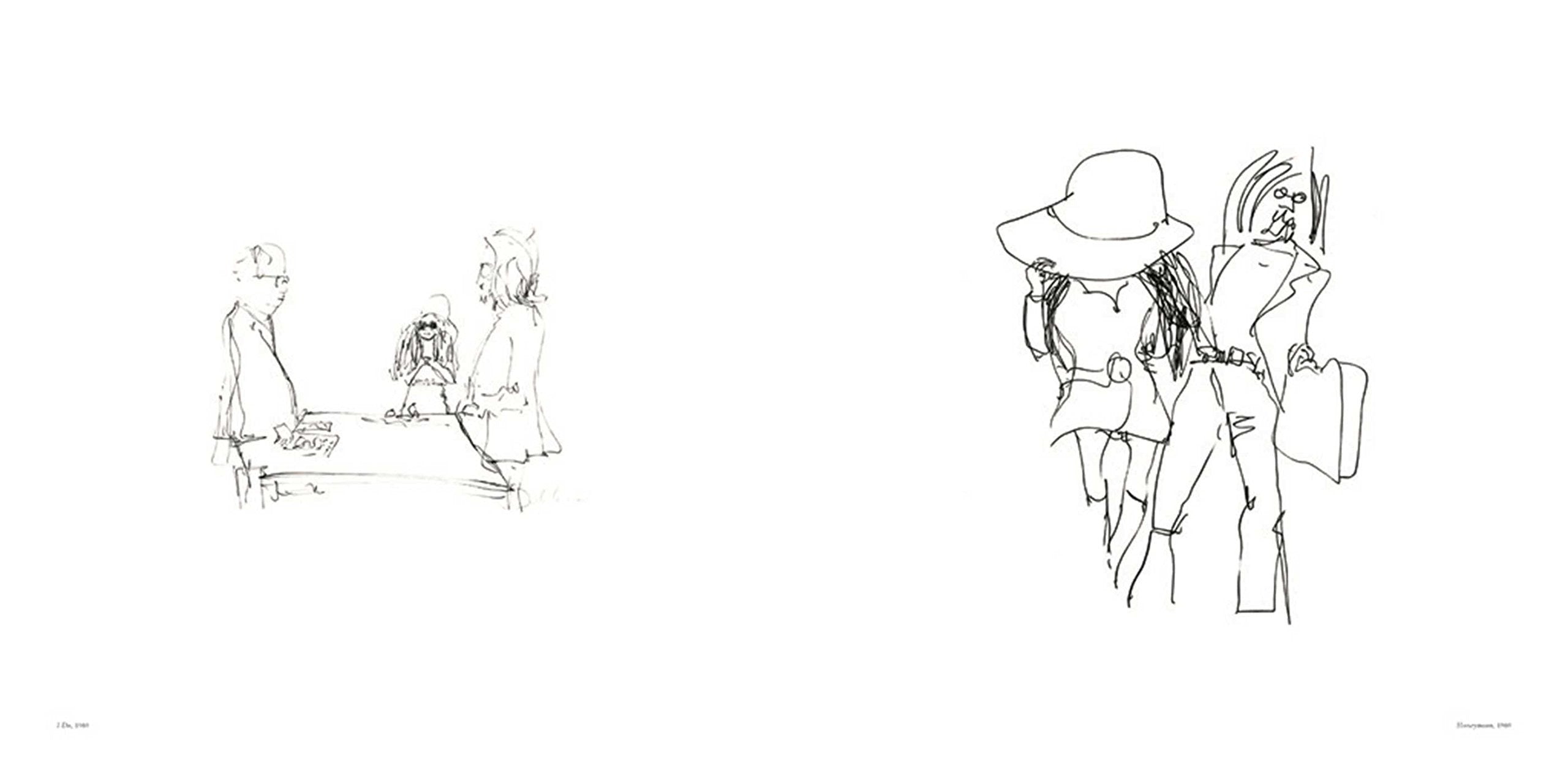 JOHN LENNON COLLECTED ARTWORK BOOK - London Art and Souvenirs