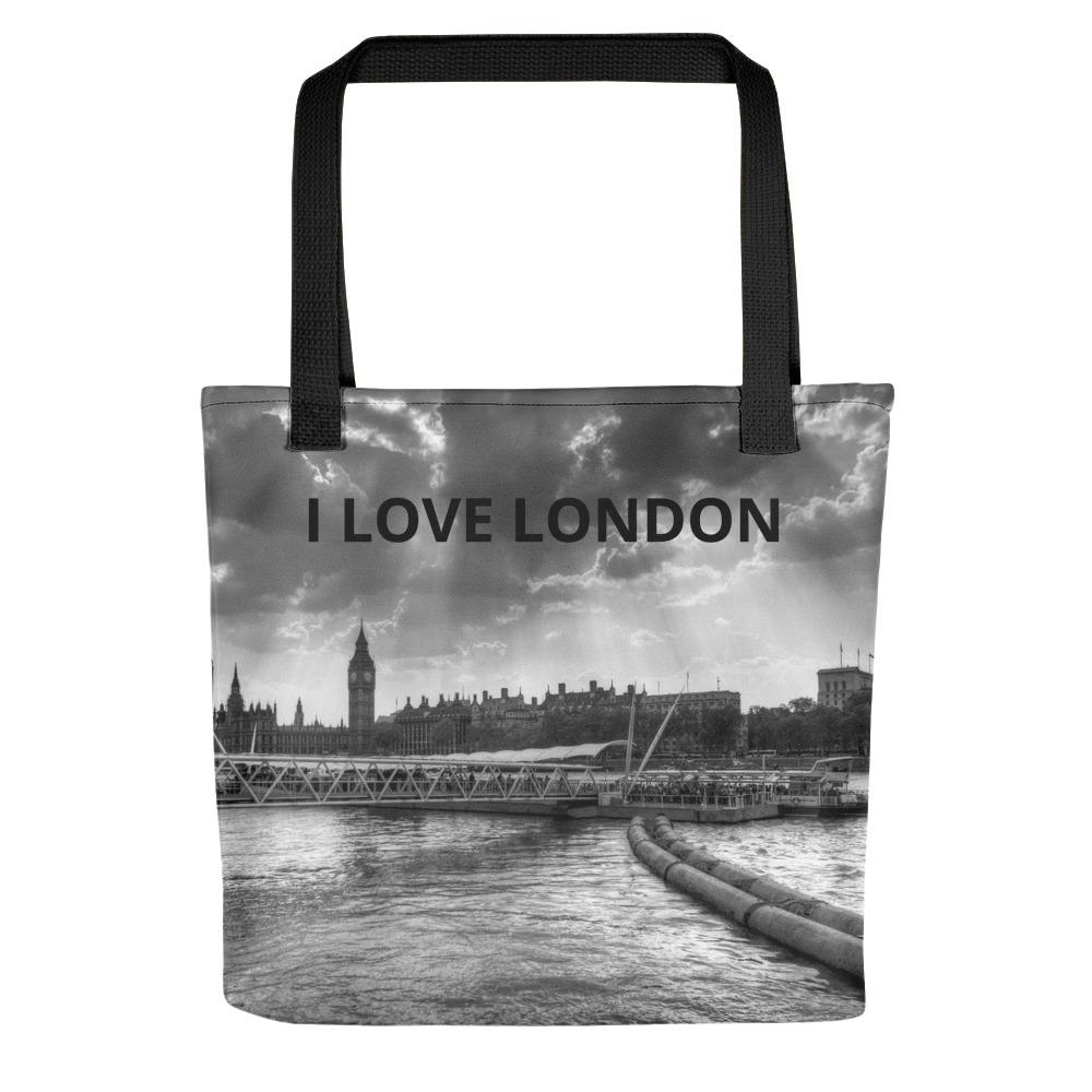 I LOVE LONDON PICTURE TOTE BAG