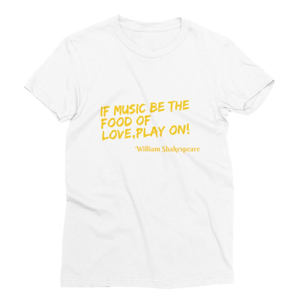 Women’s Short Sleeve T-Shirt with quote from W Shakespeare