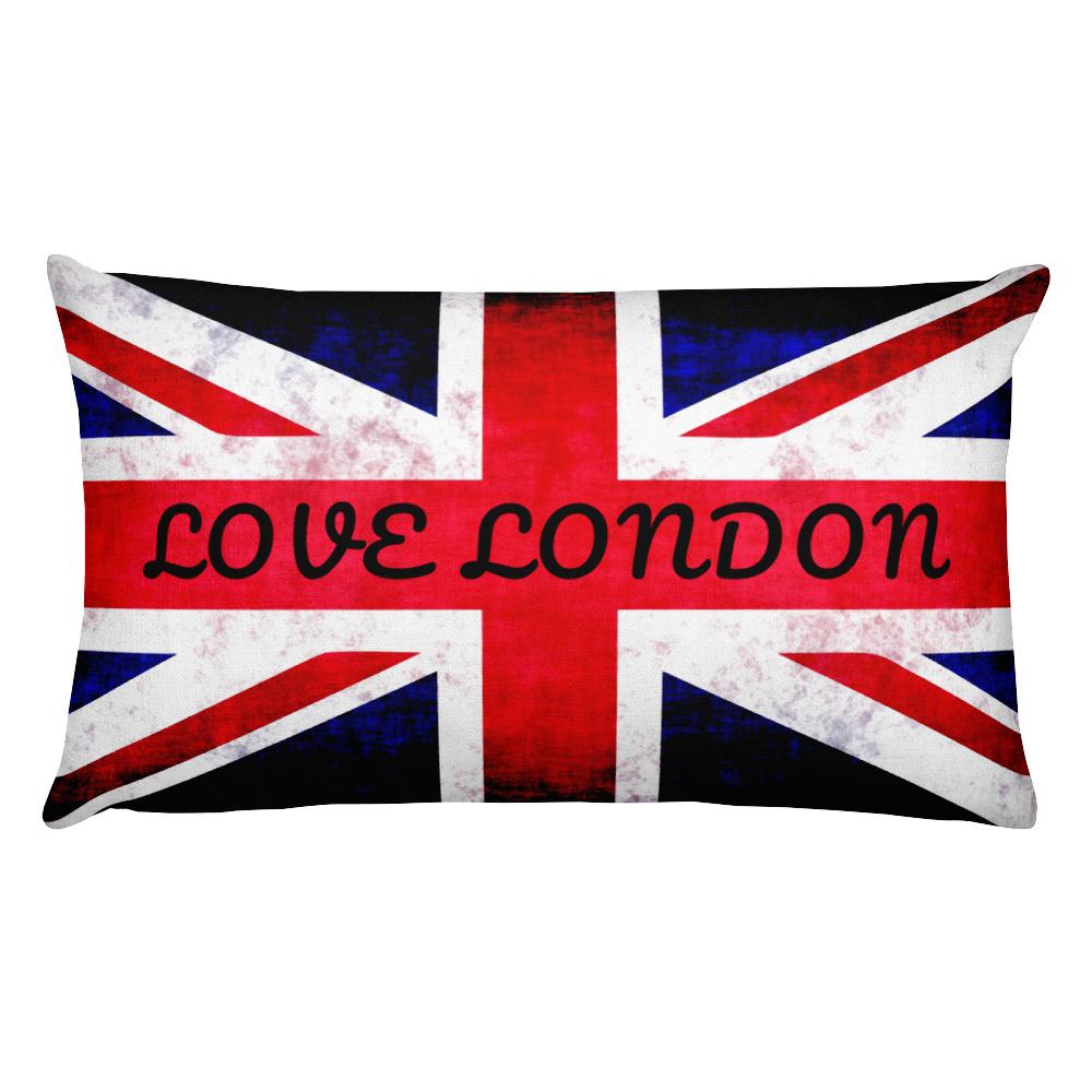 LOVE LONDON UNION JACK PREMIUM PILLOW