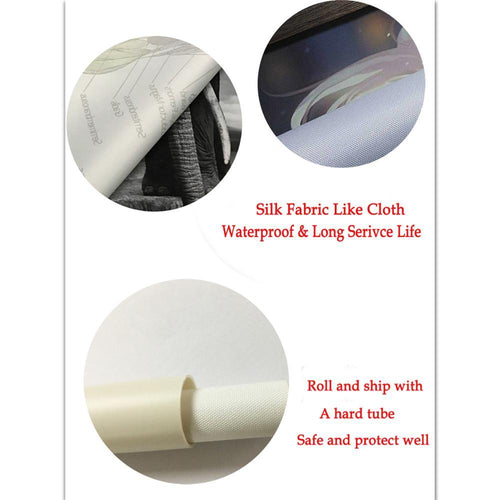 John lennon  Poster Print  on Art Silk Light Canvas - London Art and Souvenirs