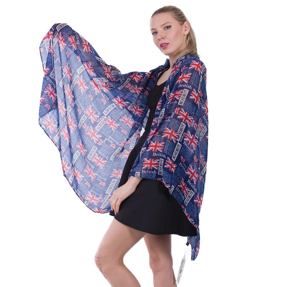 LONDON THEMED  LONG LUXURY SCARF - London Art and Souvenirs