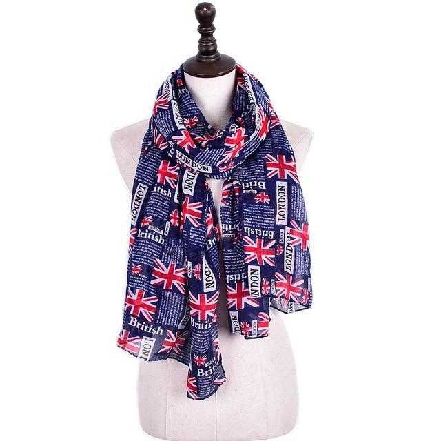 LONDON THEMED  LONG LUXURY SCARF - London Art and Souvenirs