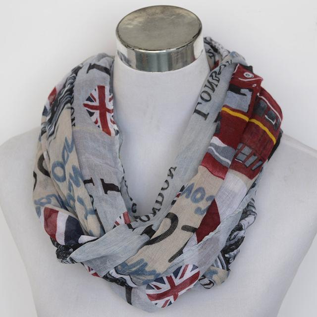 BEAUTIFUL LONDON DESIGN INFINITY SCARF OR WRAP