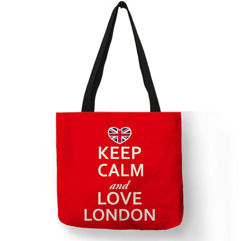 I LOVE LONDON SPORTY DRAWSTRING BAGS