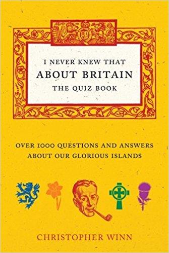BOOK HARDCOVER-I Never Knew That About Britain: The Quiz Book - London Art and Souvenirs