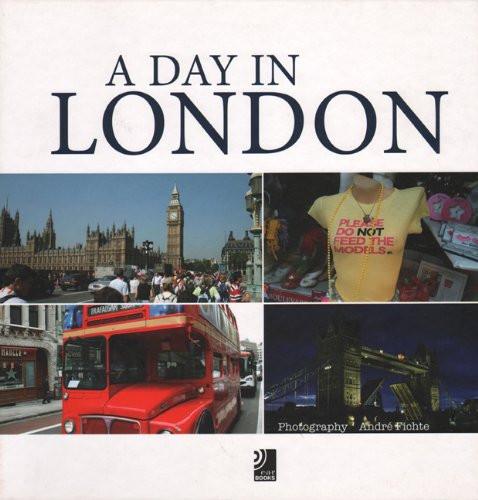 BOOK HARDCOVER -A DAY IN LONDON BOOK WITH 4 AUDIO CD'S - London Art and Souvenirs