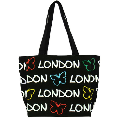 Original Robin Ruth Brand London Messenger Bag -small Black-Fuchia