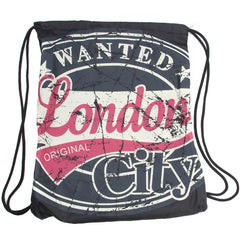 ROBIN RUTH ORIGINAL BRAND Wanted Sport's Bag London City Black Navy