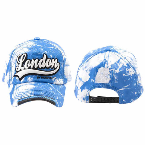 An Original Robin Ruth brand London Baseball Cap -Grey-Navy Blue