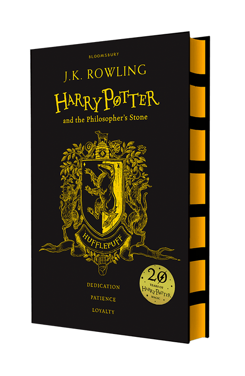 BOOK HARDCOVER-  Harry Potter and the Philosopher's Stone – Hufflepuff Edition - London Art and Souvenirs
