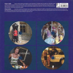 BOOK HARDCOVER -A DAY IN LONDON BOOK WITH 4 AUDIO CD'S - London Art and Souvenirs