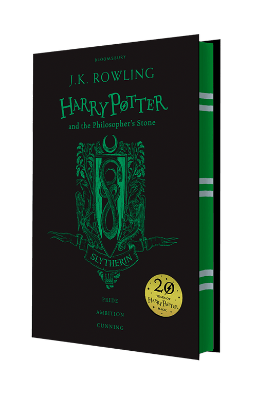 BOOK HARDCOVER-Harry Potter and the Philosopher's Stone – Slytherin Edition - London Art and Souvenirs