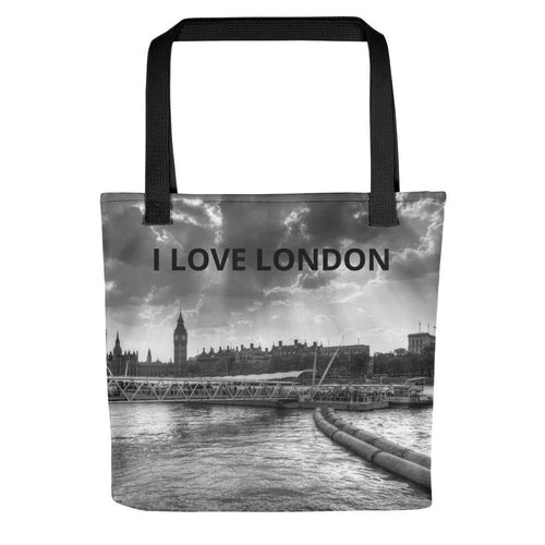 I LOVE LONDON PICTURE TOTE BAG - London Art and Souvenirs