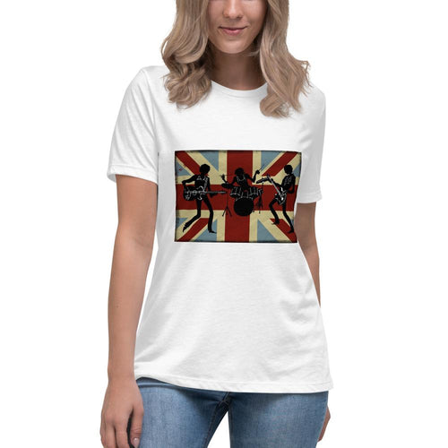 COOL BRITISH FLAG Women's Relaxed T-Shirt - London Art and Souvenirs