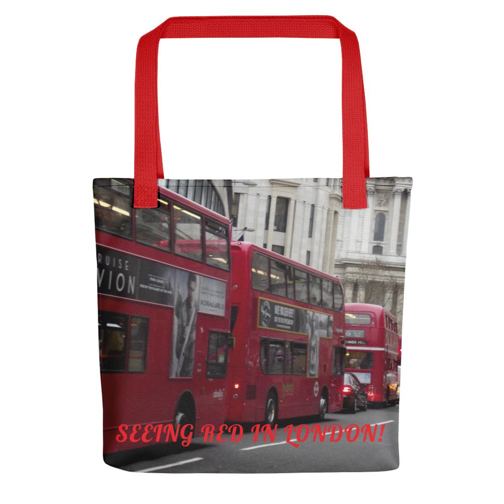 London Buses Tote Bag - London Art and Souvenirs