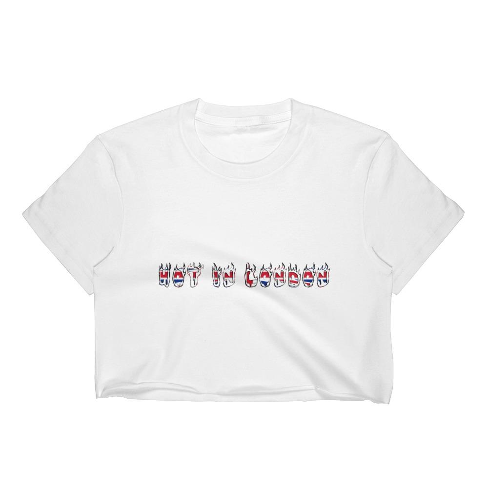 HOT IN LONDON Women's Crop Top - London Art and Souvenirs