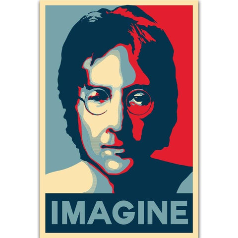John Lennon Beatles  Hand Painted oil painting on canvas UNFRAMED