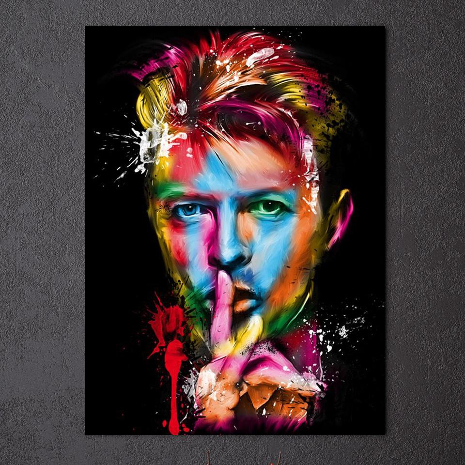 MAGNIFICENT HD Canva Prints on David Bowie British Singer Songwriter FRAMED OR UNFRAMED - London Art and Souvenirs